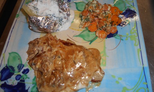 Escalope de veau au Reblochon